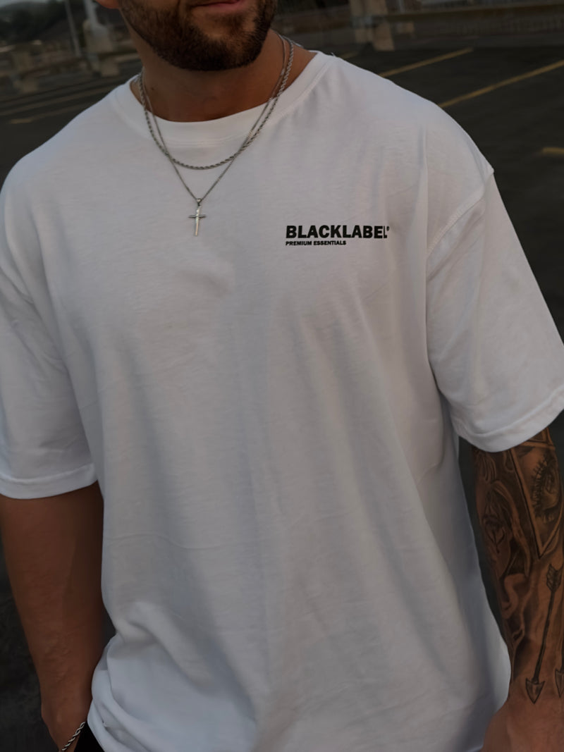 White Premium Essential Oversized Tee