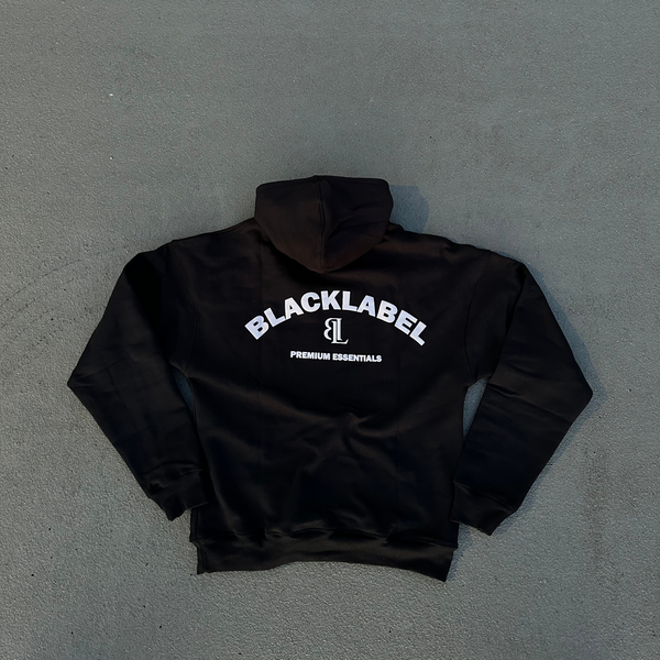 Black Premium Essential Hoodie