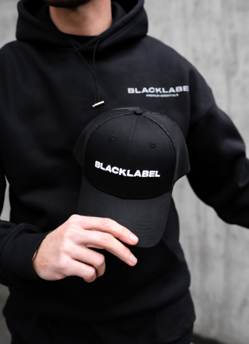 Black Label Trucker Mesh Cap