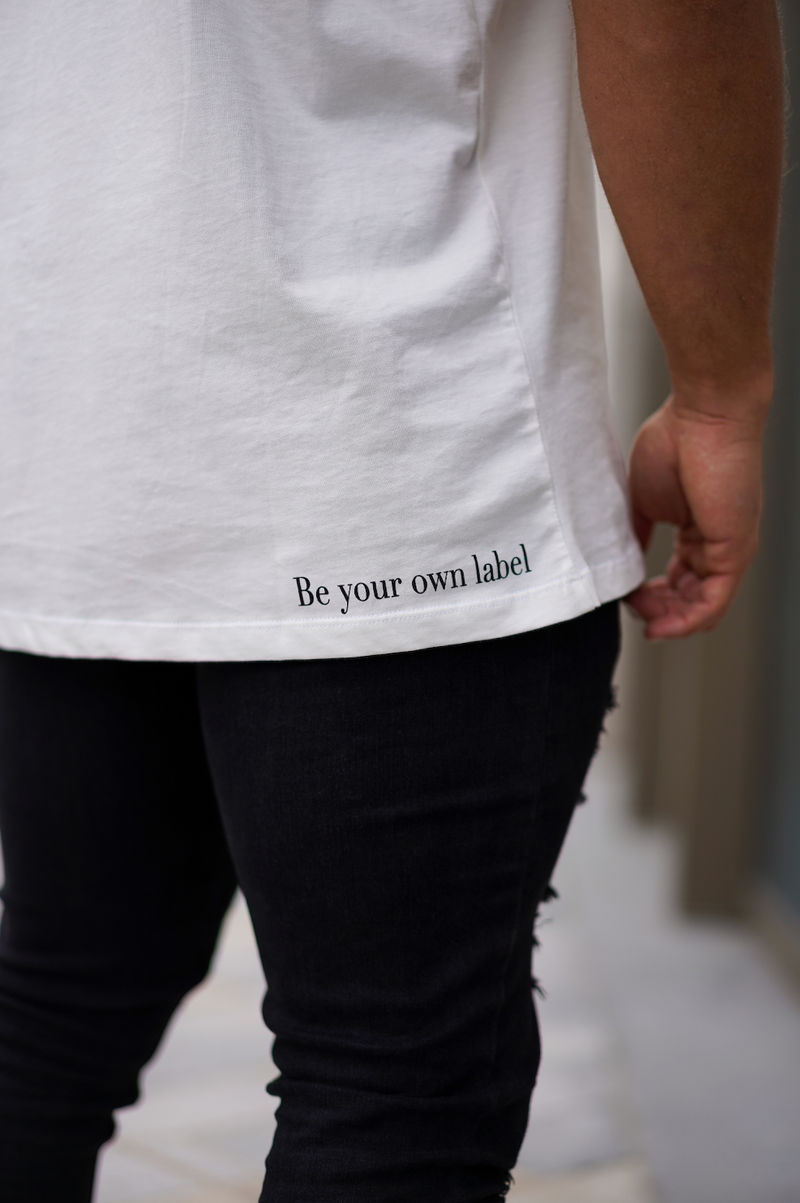 Off White Rubber Logo Oversized T-Shirt