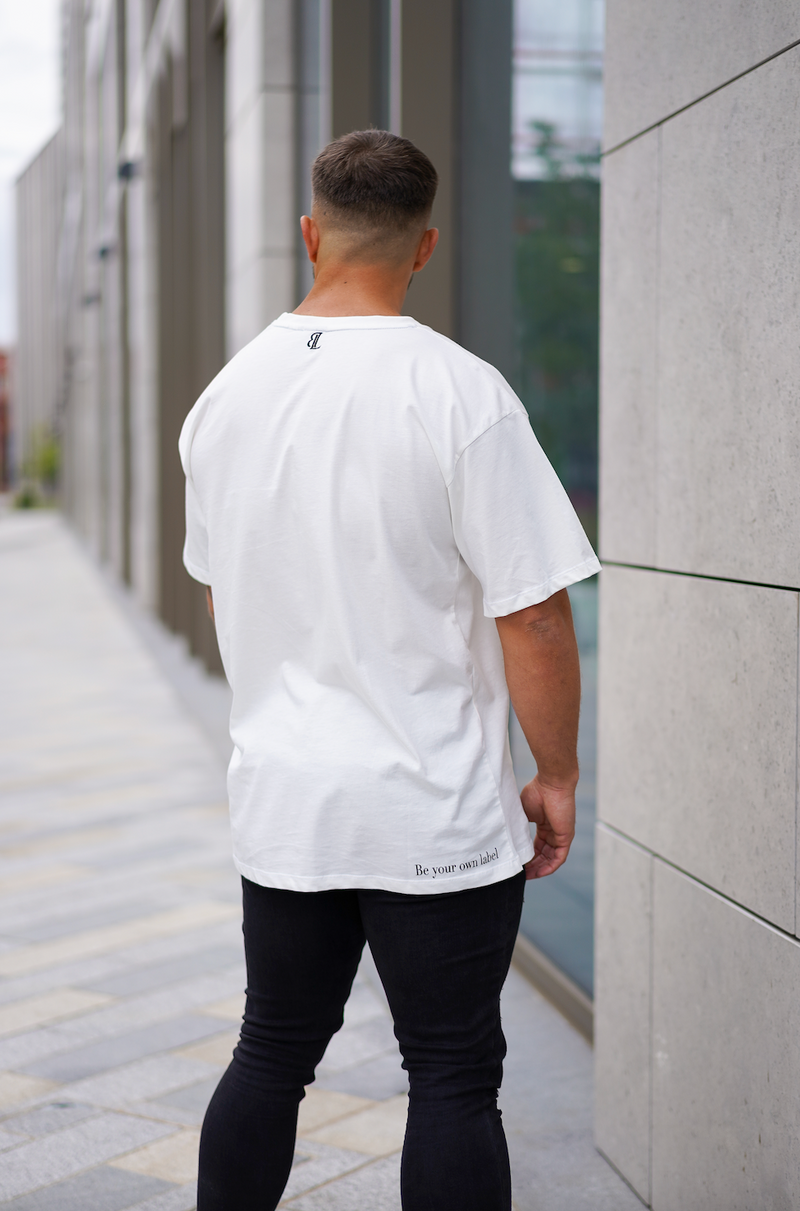 Off White Rubber Logo Oversized T-Shirt