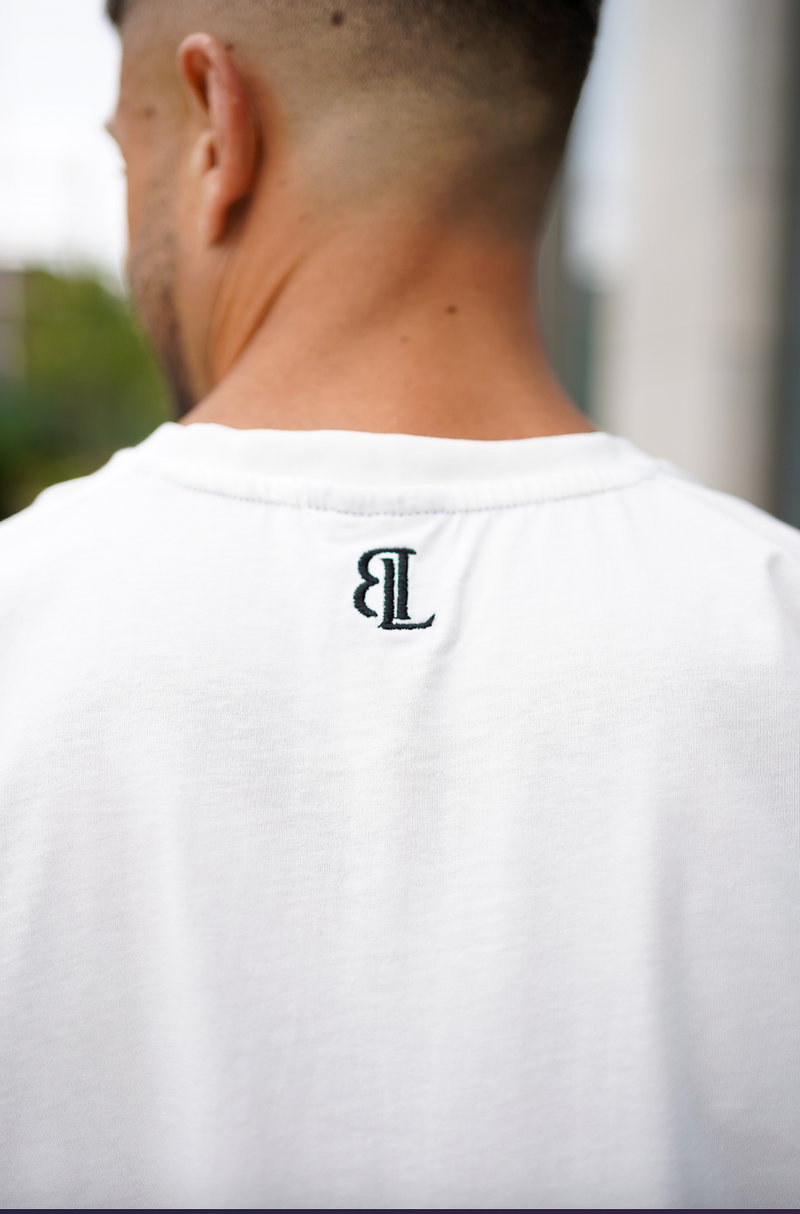 Off White Rubber Logo Oversized Sleeveless T-Shirt