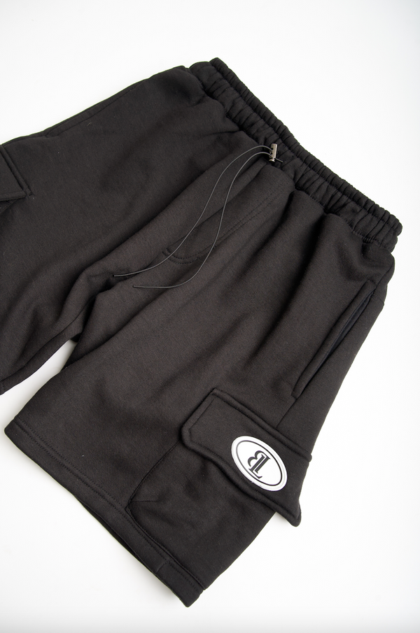 Essential Black Cargo Shorts