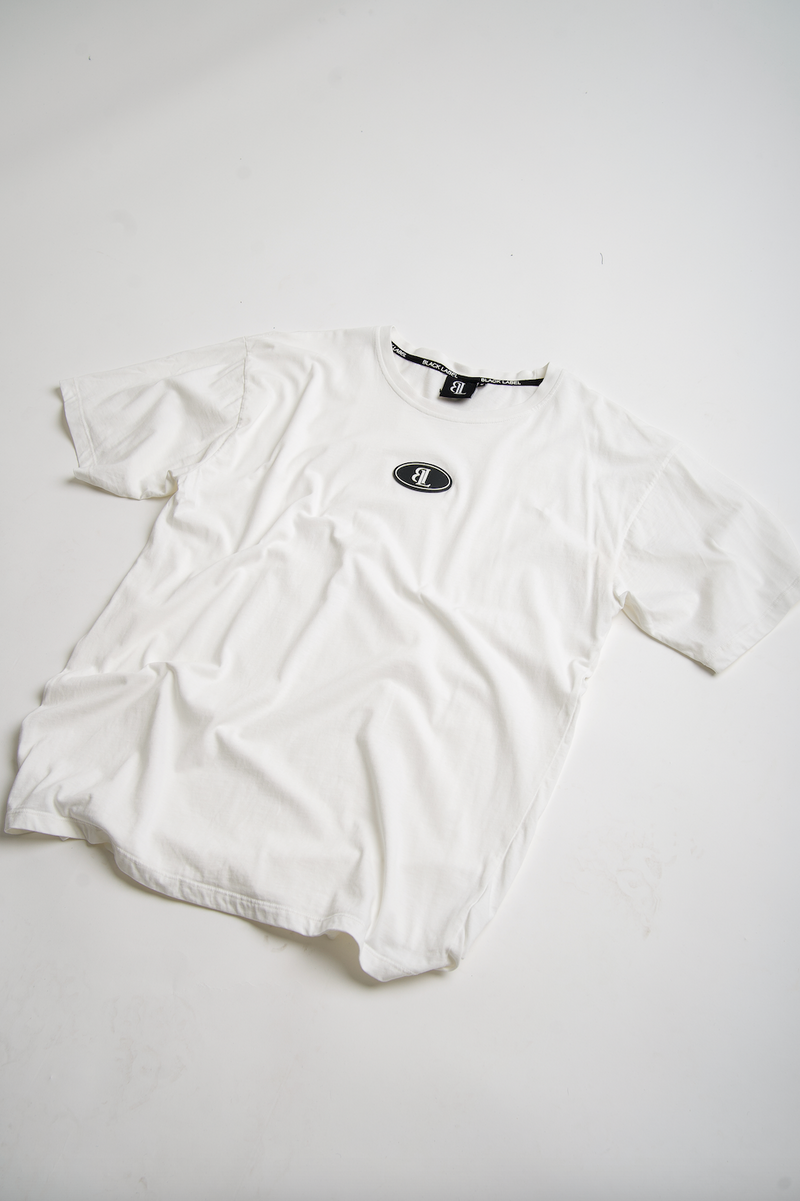 Off White Rubber Logo Oversized T-Shirt