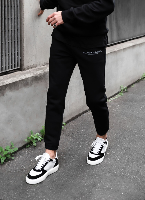 Black Self Made Joggers